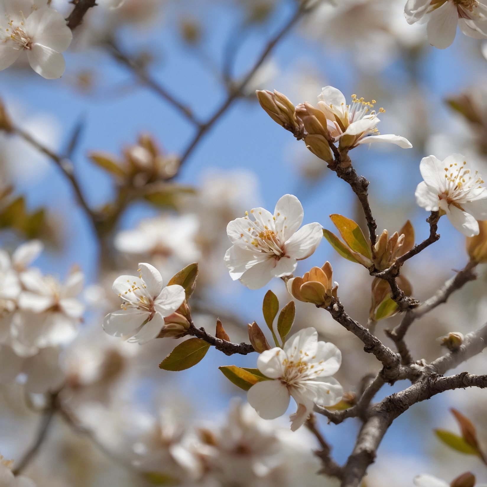 Cosecha de almendras en campos de Lleida
